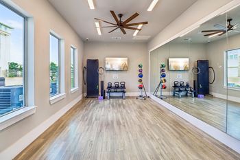 Yoga and fitness studio
